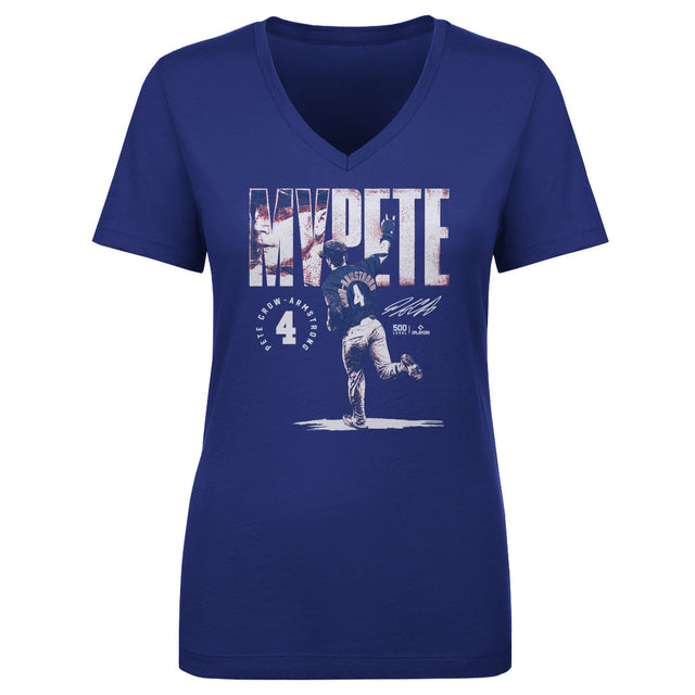 Pete Crow-Armstrong Women's V-Neck T-Shirt | 500 LEVEL