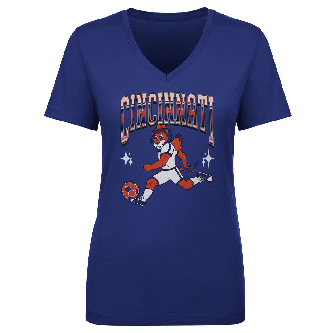 FC Cincinnati Women's V-Neck T-Shirt | 500 LEVEL