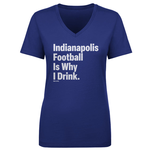 Indianapolis Football Women's V-Neck T-Shirt | 500 LEVEL