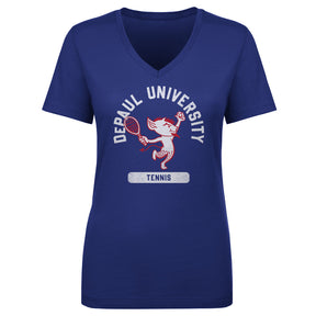 DePaul Blue Demons Women's V-Neck T-Shirt | 500 LEVEL