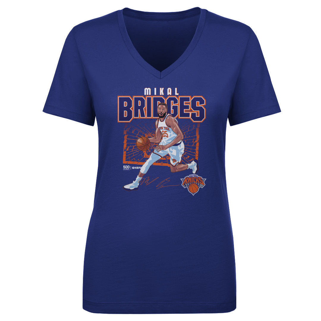 Mikal Bridges Women's V-Neck T-Shirt | 500 LEVEL