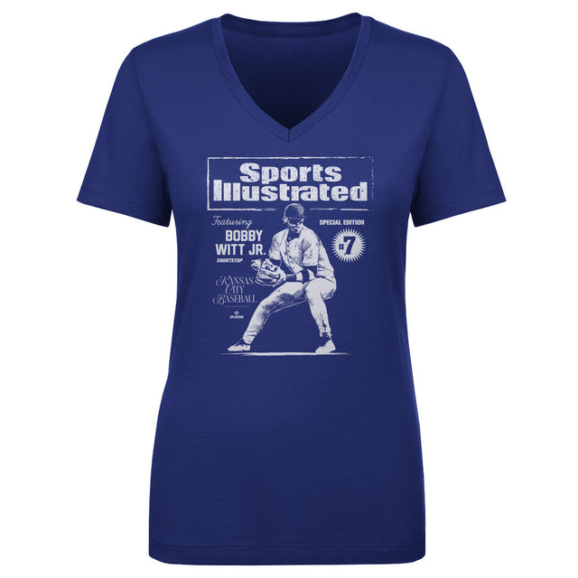 Bobby Witt Jr. Women's V-Neck T-Shirt | 500 LEVEL