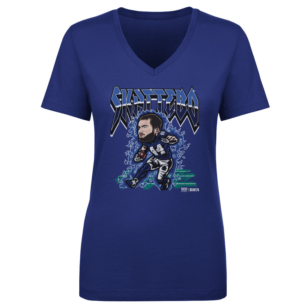 Cam Skattebo Women's V-Neck T-Shirt | 500 LEVEL