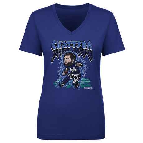 Cam Skattebo Women's V-Neck T-Shirt | 500 LEVEL