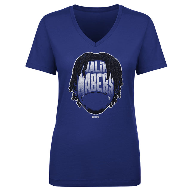 Malik Nabers Women's V-Neck T-Shirt | 500 LEVEL