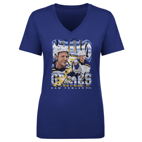 Cam Fowler Women's V-Neck T-Shirt | 500 LEVEL