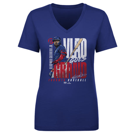 Vladimir Guerrero Jr. Women's V-Neck T-Shirt | 500 LEVEL