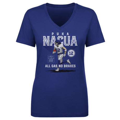 Puka Nacua Women's V-Neck T-Shirt | 500 LEVEL