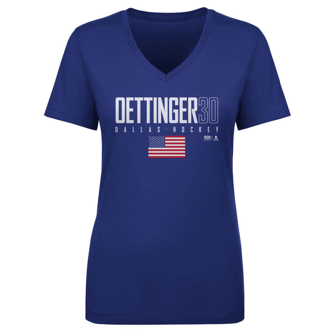 Jake Oettinger Women's V-Neck T-Shirt | 500 LEVEL