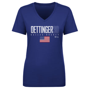 Jake Oettinger Women's V-Neck T-Shirt | 500 LEVEL
