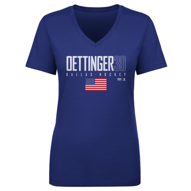 Jake Oettinger Women's V-Neck T-Shirt | 500 LEVEL