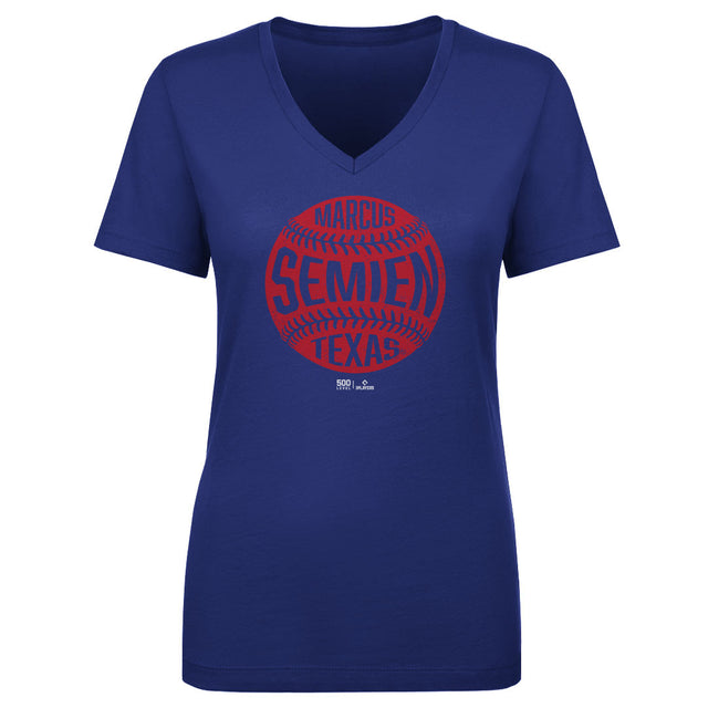 Marcus Semien Women's V-Neck T-Shirt | 500 LEVEL