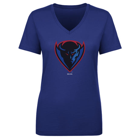 DePaul Blue Demons Women's V-Neck T-Shirt | 500 LEVEL