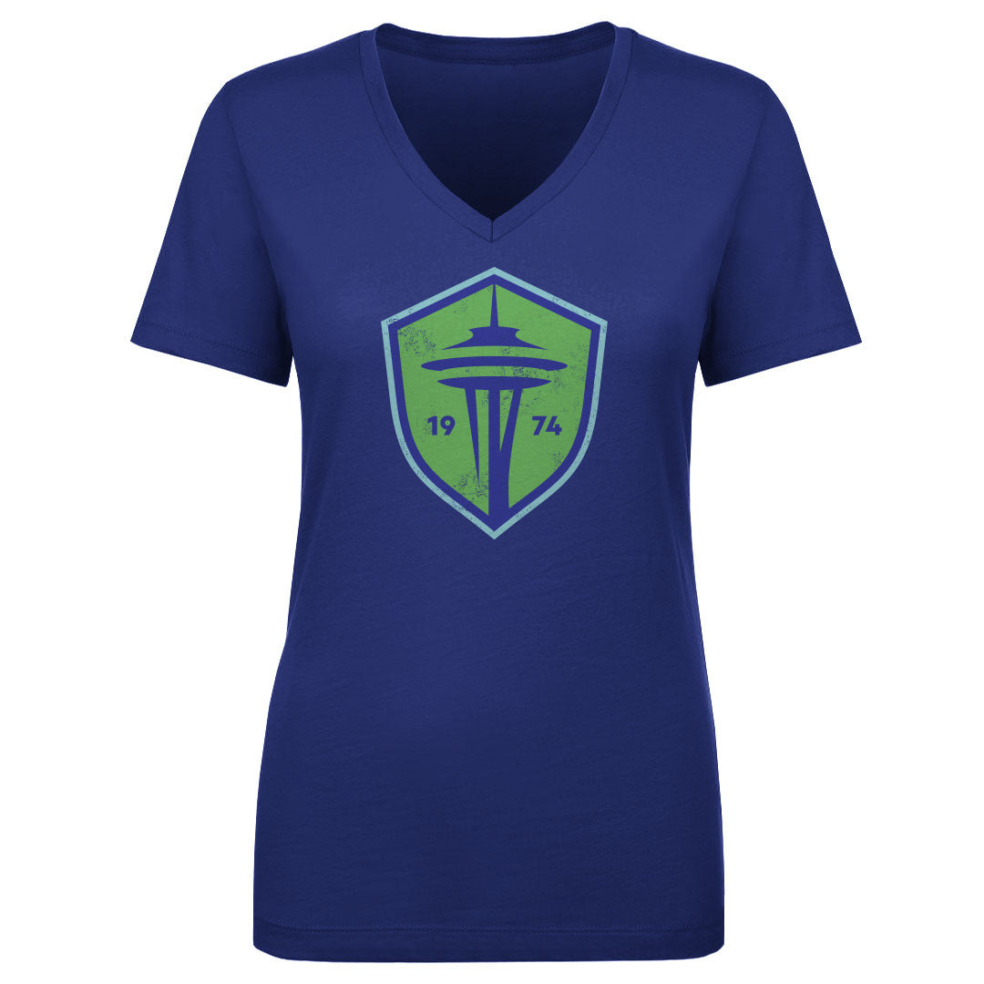 Seattle Sounders FC Women&#39;s V-Neck T-Shirt | 500 LEVEL