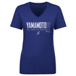 Yoshinobu Yamamoto Women's V-Neck T-Shirt | 500 LEVEL
