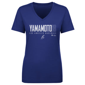 Yoshinobu Yamamoto Women's V-Neck T-Shirt | 500 LEVEL