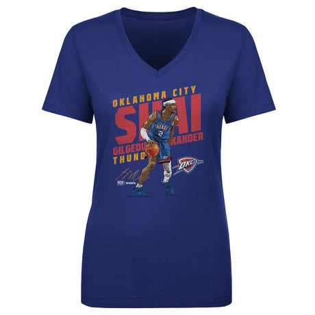 Shai Gilgeous-Alexander Women's V-Neck T-Shirt | 500 LEVEL