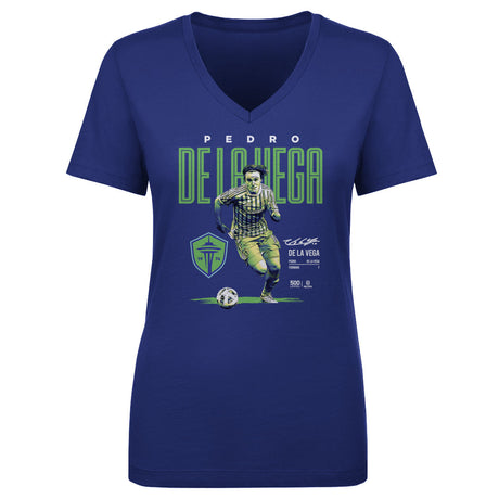 Pedro De La Vega Women's V-Neck T-Shirt | 500 LEVEL