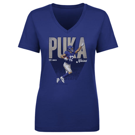 Puka Nacua Women's V-Neck T-Shirt | 500 LEVEL
