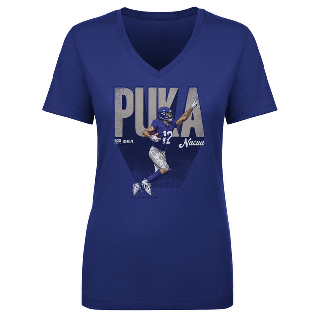 Puka Nacua Women's V-Neck T-Shirt | 500 LEVEL