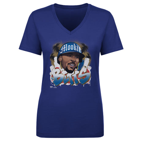 Mookie Betts Women's V-Neck T-Shirt | 500 LEVEL