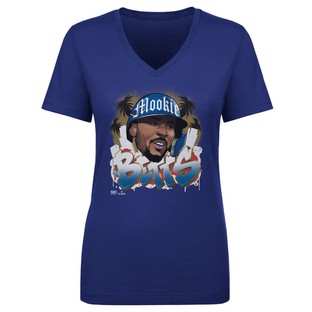 Mookie Betts Women's V-Neck T-Shirt | 500 LEVEL