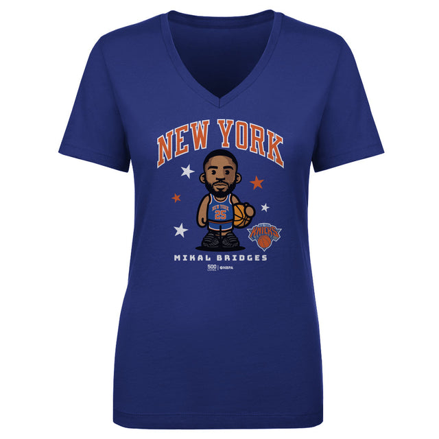 Mikal Bridges Women's V-Neck T-Shirt | 500 LEVEL