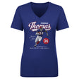 Thurman Thomas Women's V-Neck T-Shirt | 500 LEVEL