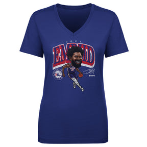 Joel Embiid Women's V-Neck T-Shirt | 500 LEVEL