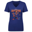 Jalen Brunson Women's V-Neck T-Shirt | 500 LEVEL