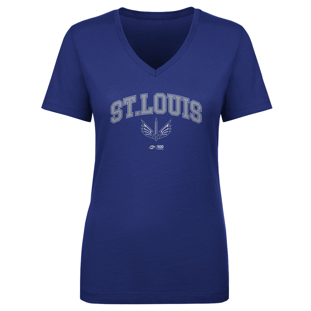 St. Louis Battlehawks Women's V-Neck T-Shirt | 500 LEVEL