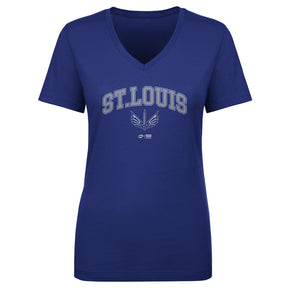 St. Louis Battlehawks Women's V-Neck T-Shirt | 500 LEVEL