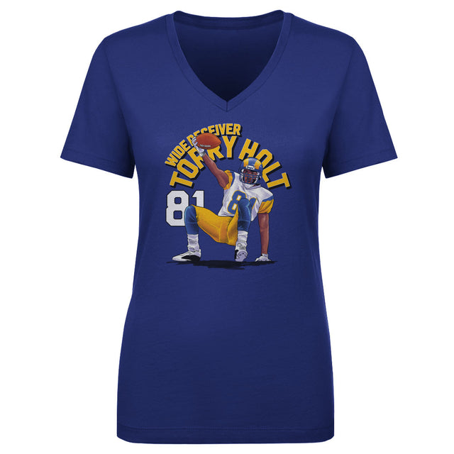 Torry Holt Women's V-Neck T-Shirt | 500 LEVEL
