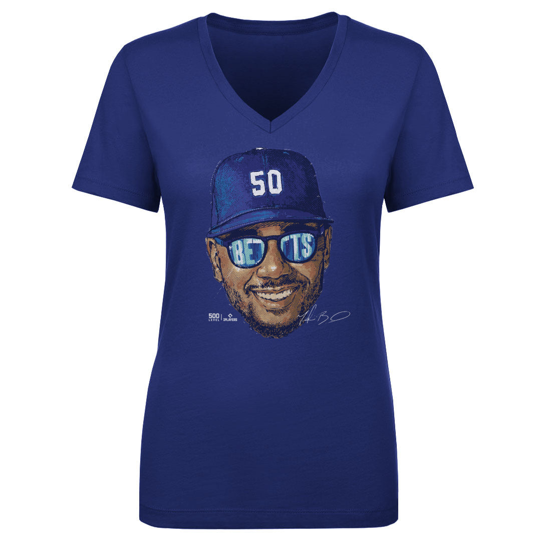Mookie Betts Women's V-Neck T-Shirt | 500 LEVEL