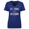 St. Louis Battlehawks Women's V-Neck T-Shirt | 500 LEVEL