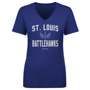 St. Louis Battlehawks Women's V-Neck T-Shirt | 500 LEVEL