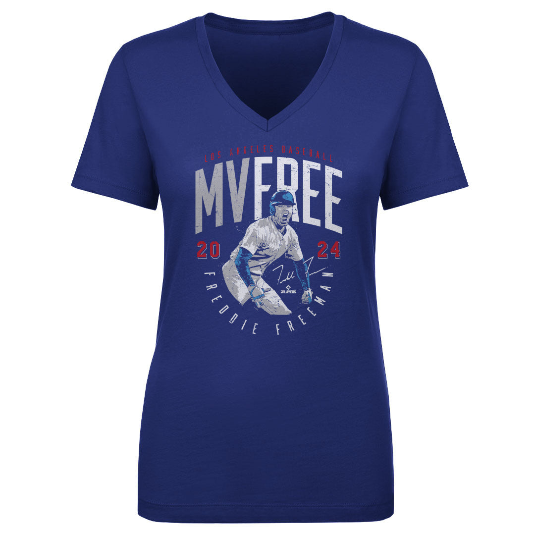 Freddie Freeman Women's V-Neck T-Shirt | 500 LEVEL