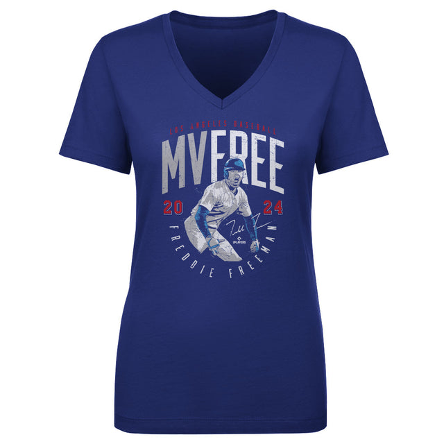 Freddie Freeman Women's V-Neck T-Shirt | 500 LEVEL