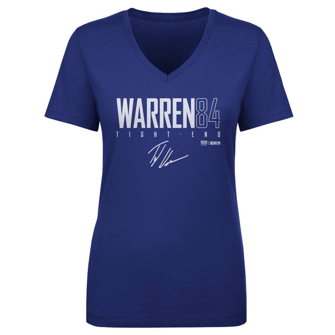 Tyler Warren Women's V-Neck T-Shirt | 500 LEVEL