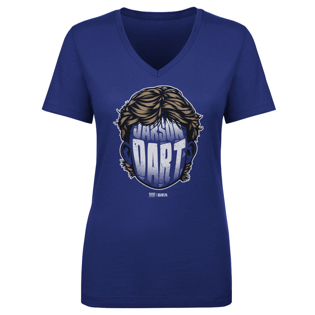 Jaxson Dart Women's V-Neck T-Shirt | 500 LEVEL