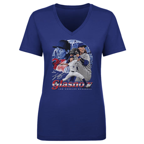 Tyler Glasnow Women's V-Neck T-Shirt | 500 LEVEL