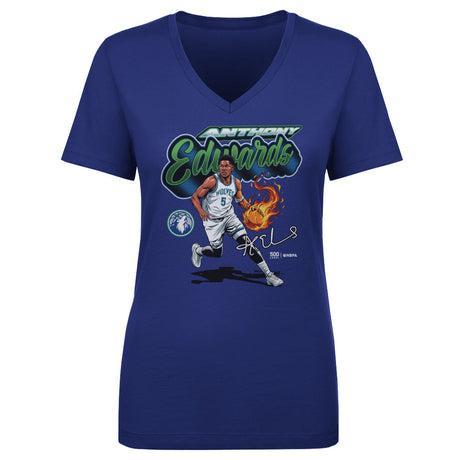 Anthony Edwards Women's V-Neck T-Shirt | 500 LEVEL