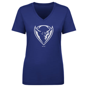 DePaul Blue Demons Women's V-Neck T-Shirt | 500 LEVEL
