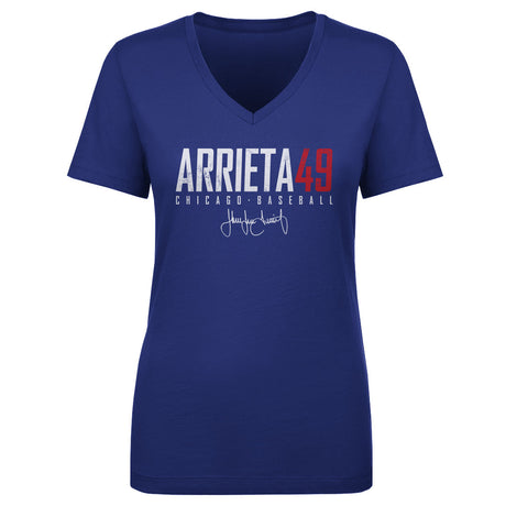 Jake Arrieta Women's V-Neck T-Shirt | 500 LEVEL