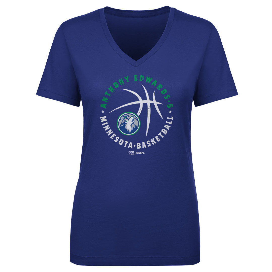 Anthony Edwards Women's V-Neck T-Shirt | 500 LEVEL