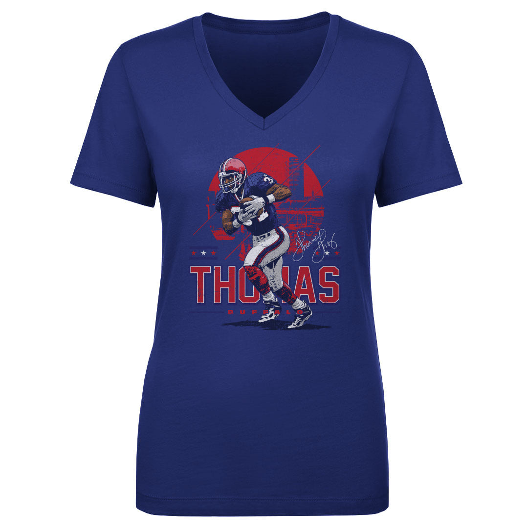 Thurman Thomas Women's V-Neck T-Shirt | 500 LEVEL