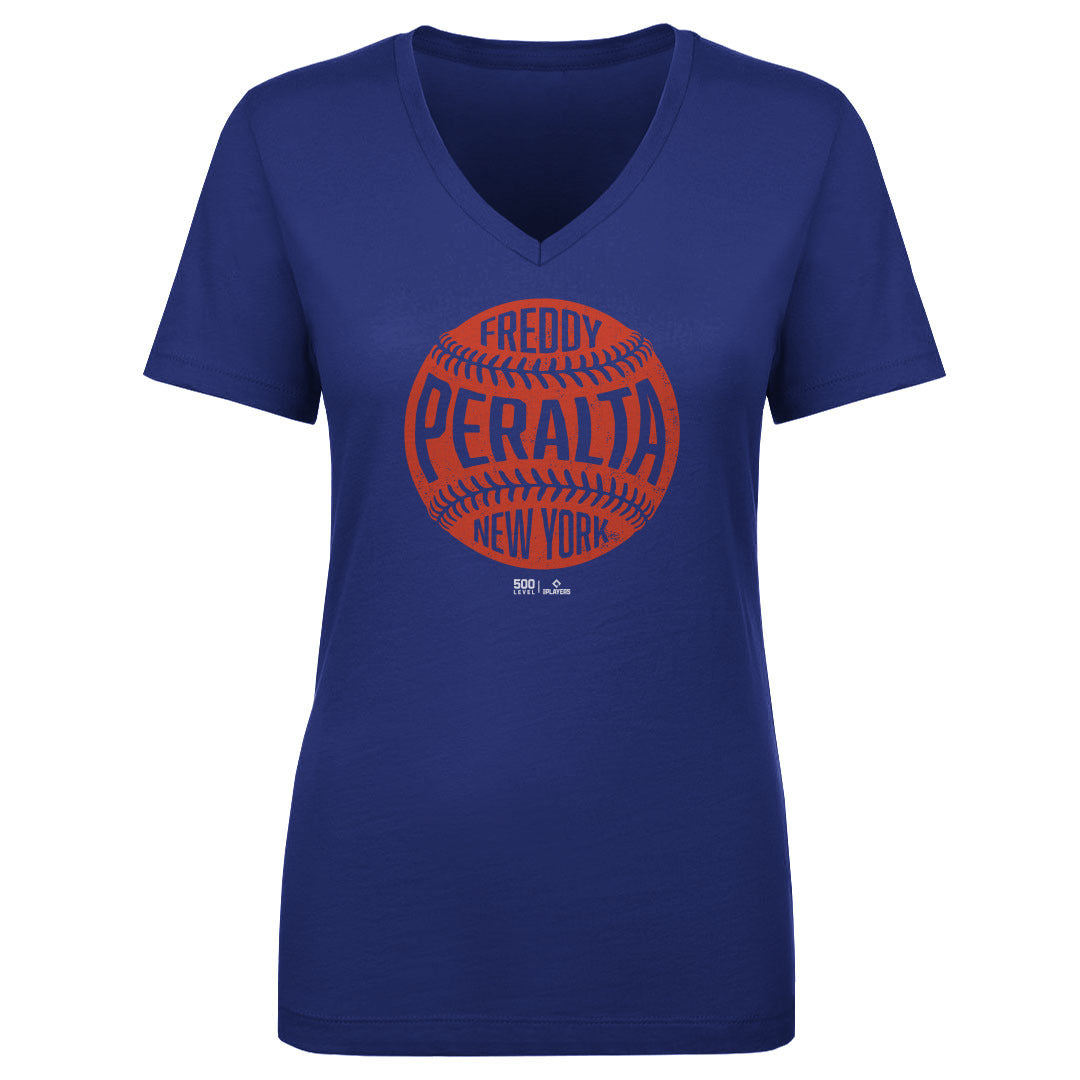 Freddy Peralta Women's V-Neck T-Shirt | 500 LEVEL