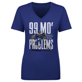 Aaron Donald Women's V-Neck T-Shirt | 500 LEVEL