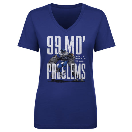 Aaron Donald Women's V-Neck T-Shirt | 500 LEVEL
