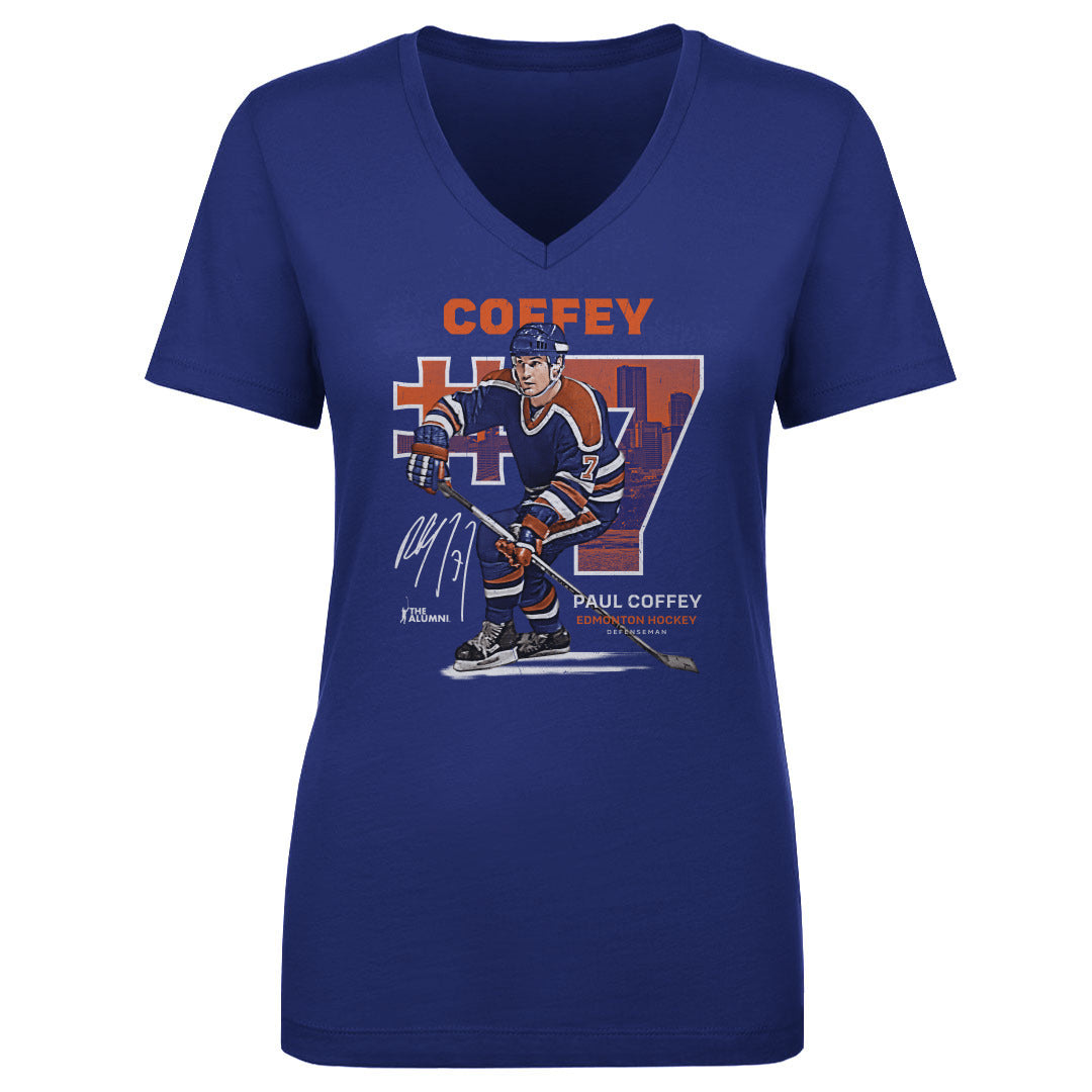 Paul Coffey Women's V-Neck T-Shirt | 500 LEVEL